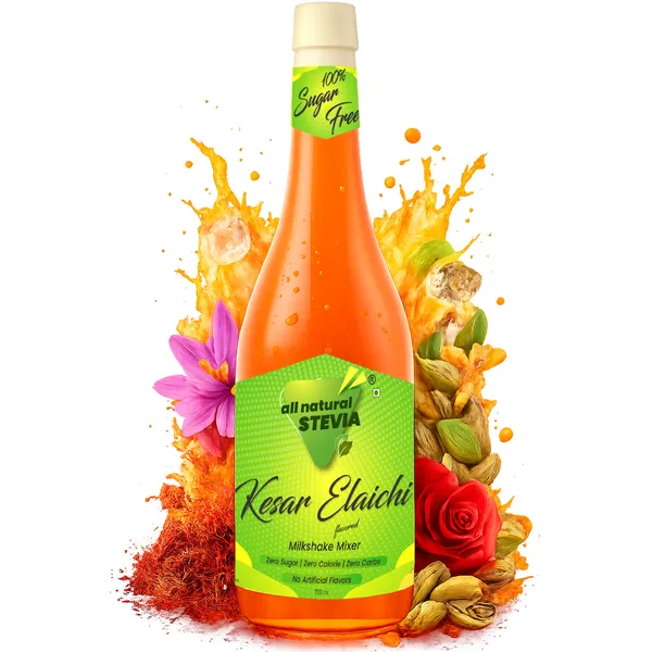 All_Natural_Stevia_Kesar_Elaichi_Syrup_750Ml