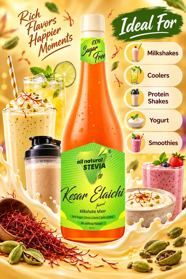 All_Natural_Stevia_Kesar_Elaichi_Syrup_750Ml