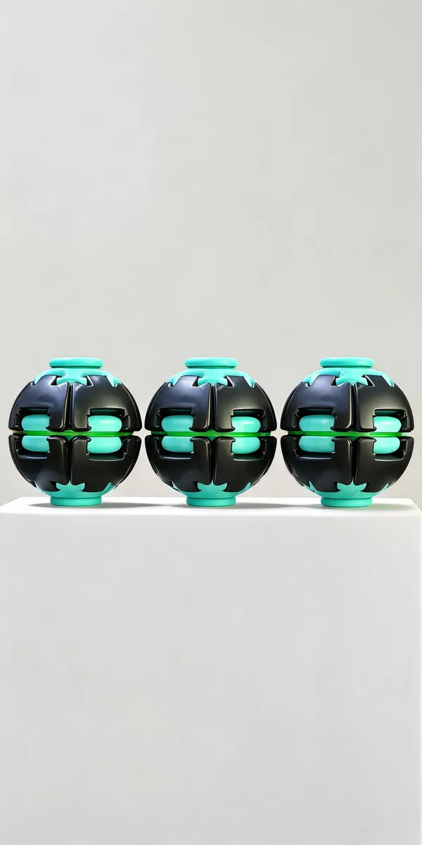 Black_And_Teal_Plastic_Spin_Ball_Toy_For_Kids_Pack_Of_3