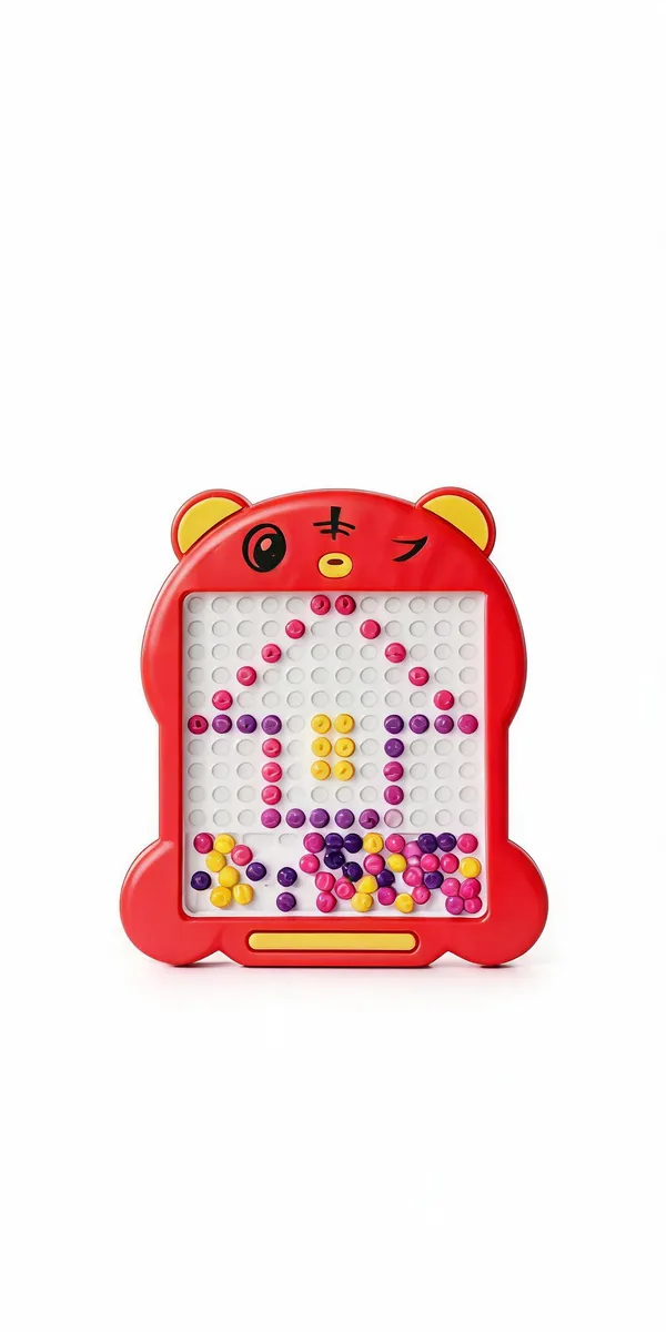 Red_And_White_Plastic_Bead_Activity_Toy_For_Kids