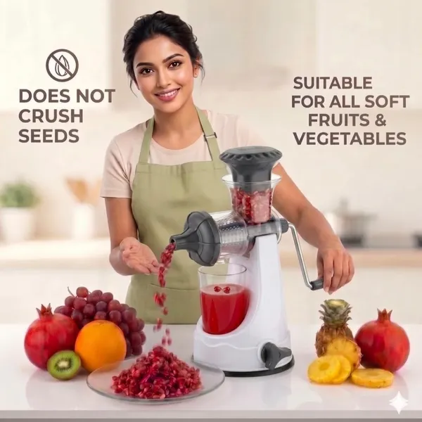 White_And_Black_Plastic_Manual_Juicer