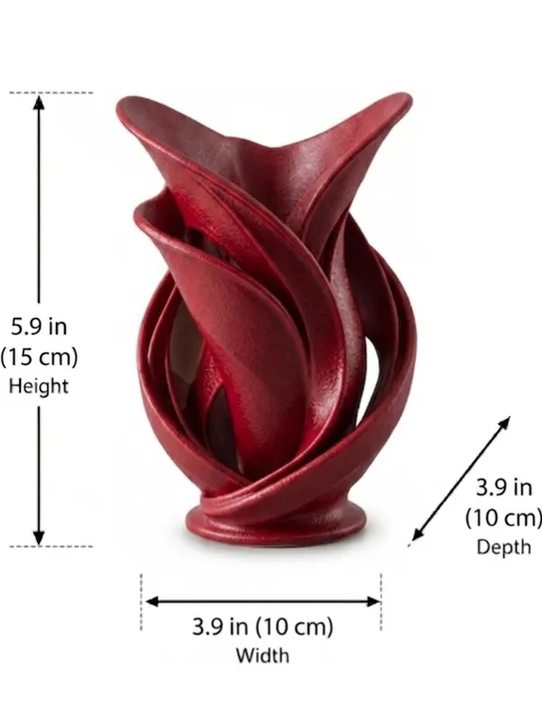 Red_Plastic_Decorative_Vase