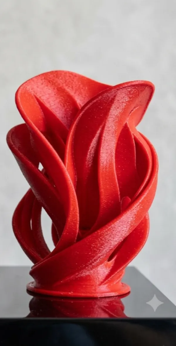 Red_Plastic_Decorative_Vase
