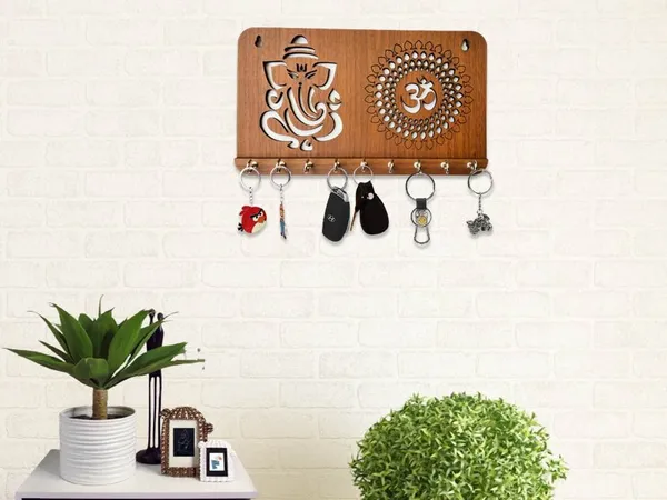 Ganesha_Om_Chakra_Key_Holder_For_Home_Decor_Items_Stylish_Key_Hanger_Wall_Mounted_Decoration_Handicraft_Key_Chain_Stand_Wooden_Keychain_Hangers_For_Office_Wood_Keys_Organizer