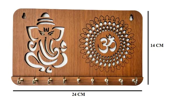 Ganesha_Om_Chakra_Key_Holder_For_Home_Decor_Items_Stylish_Key_Hanger_Wall_Mounted_Decoration_Handicraft_Key_Chain_Stand_Wooden_Keychain_Hangers_For_Office_Wood_Keys_Organizer
