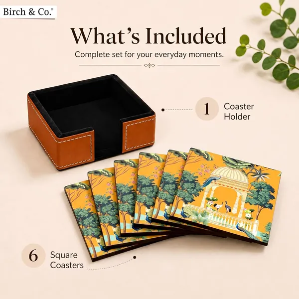 Birch_Co_Leather_Coasters_Tea_Coaster_Dining_Table_Decor_Accessories_Coster_Set_For_Dining_Table_For_Hot_Pots_Coasters_For_Cups_Set_Of_6_Durable_And_Long_Lasting_Premium_Finish_Heritage