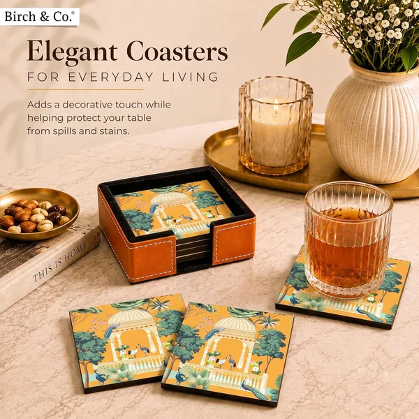 Birch_Co_Leather_Coasters_Tea_Coaster_Dining_Table_Decor_Accessories_Coster_Set_For_Dining_Table_For_Hot_Pots_Coasters_For_Cups_Set_Of_6_Durable_And_Long_Lasting_Premium_Finish_Heritage
