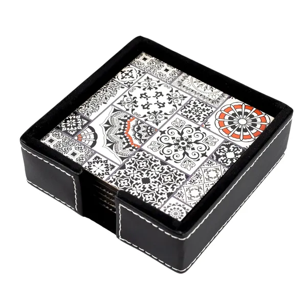Birch_Co_Cork_Coasters_Set_Of_6_Square_Black_Dining_Table_Decor_Accessories_Coaster_Set_For_Dining_Table_For_Hot_Pots_Coasters_For_Cups