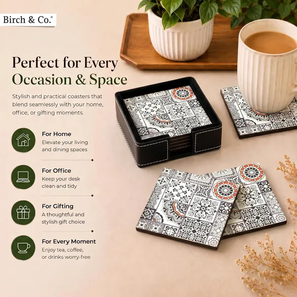 Birch_Co_Cork_Coasters_Set_Of_6_Square_Black_Dining_Table_Decor_Accessories_Coaster_Set_For_Dining_Table_For_Hot_Pots_Coasters_For_Cups