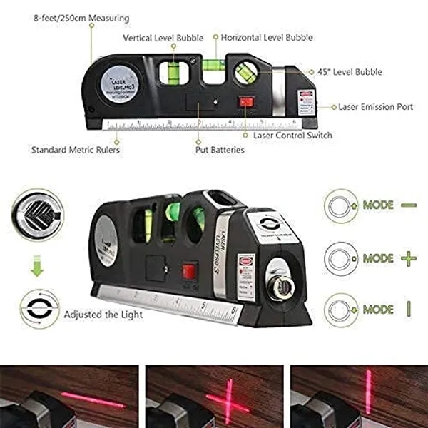 Bluedeal_Digital_Distance_Laser_Level_Spirit_Level_Meter_Pro_3_Leveller_Black_2_Line_Measuring_Tape_Measurement_Tool