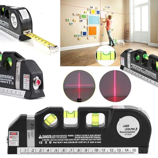 Bluedeal_Digital_Distance_Laser_Level_Spirit_Level_Meter_Pro_3_Leveller_Black_2_Line_Measuring_Tape_Measurement_Tool