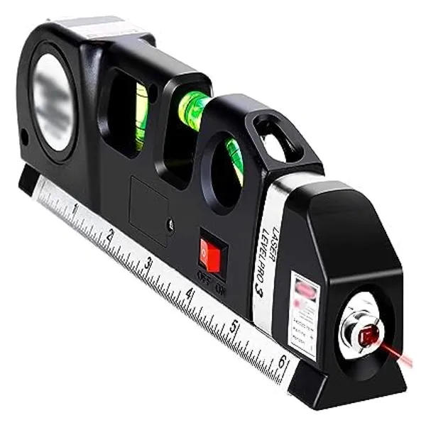 Bluedeal_Digital_Distance_Laser_Level_Spirit_Level_Meter_Pro_3_Leveller_Black_2_Line_Measuring_Tape_Measurement_Tool