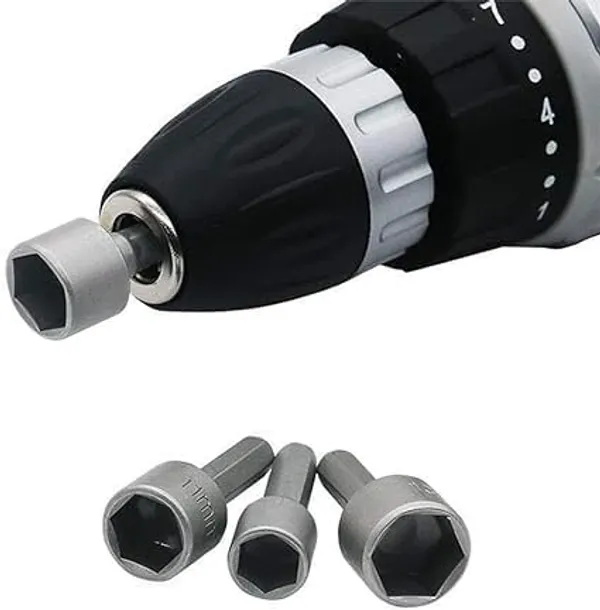 9pcs_1_4_Hex_Shank_Power_Nut_Driver_Drill_Bit_Socket_Wrench_Screw_5_13mm_Magnetic_Nut_Driver_Set
