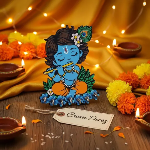 Baby_Krishna_Key_Holder_Wooden_Wall_Mount_7_Hooks_Organizer_Decorative_Key_Hanger_For_Home_Office_Entryway_Blue