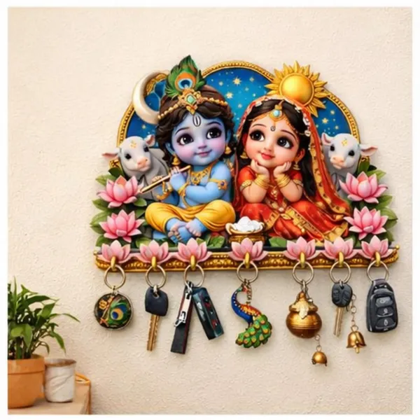 Radha_Krishna_Wooden_Key_Holder_Decorative_Wall_Mounted_Key_Chain_Holder_With_7_Hooks_For_Home_Temple_Living_Room_Decor