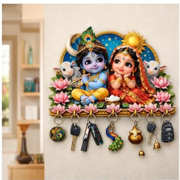Radha_Krishna_Wooden_Key_Holder_Decorative_Wall_Mounted_Key_Chain_Holder_With_7_Hooks_For_Home_Temple_Living_Room_Decor