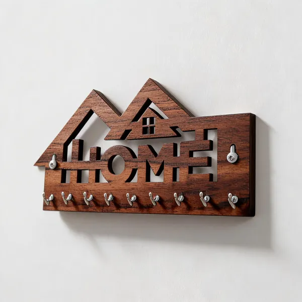 Wood_Decorative_Brown_Wall-Mounted_Key_Holder_-_Pack_of_2