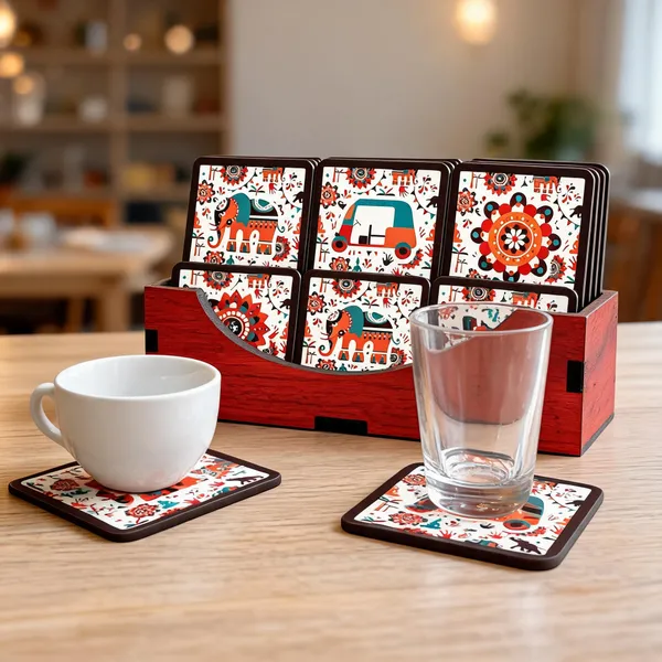 Mdf_Wood_Ethnic_Mandala_Multicolor_Tea_Coaster_Set_Of_6