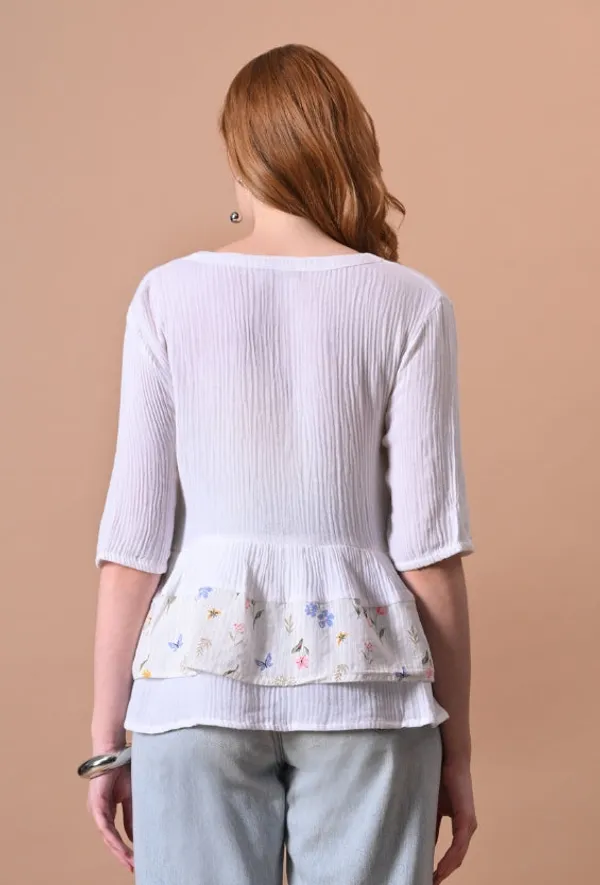 White_Cotton_Peplum_Top_with_Floral_Print