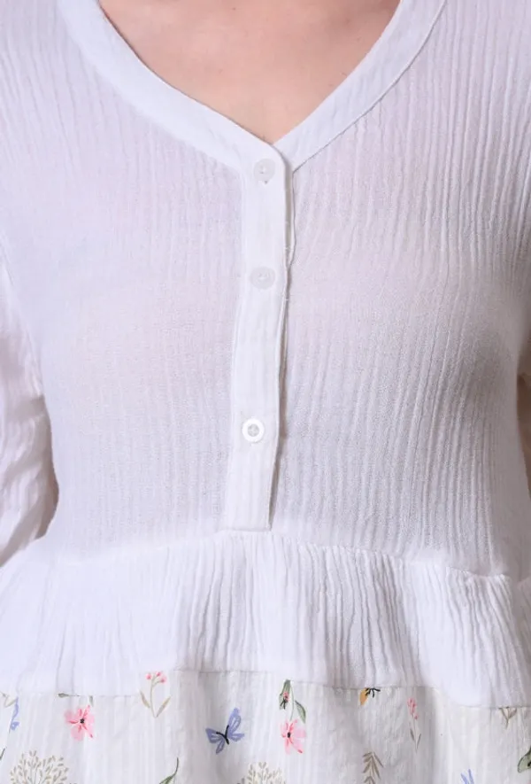 White_Cotton_Peplum_Top_with_Floral_Print
