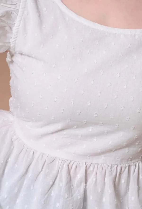 White_Swiss_Dot_Ruffle_Sleeve_Peplum_Top_with_Back_Bow