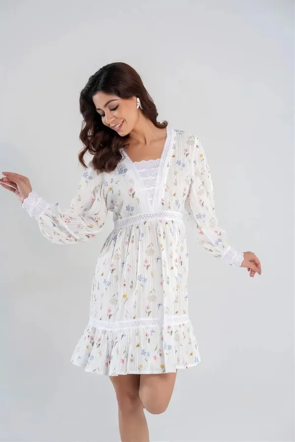 White_Floral_Lace_Insert_Long_Sleeve_Dress