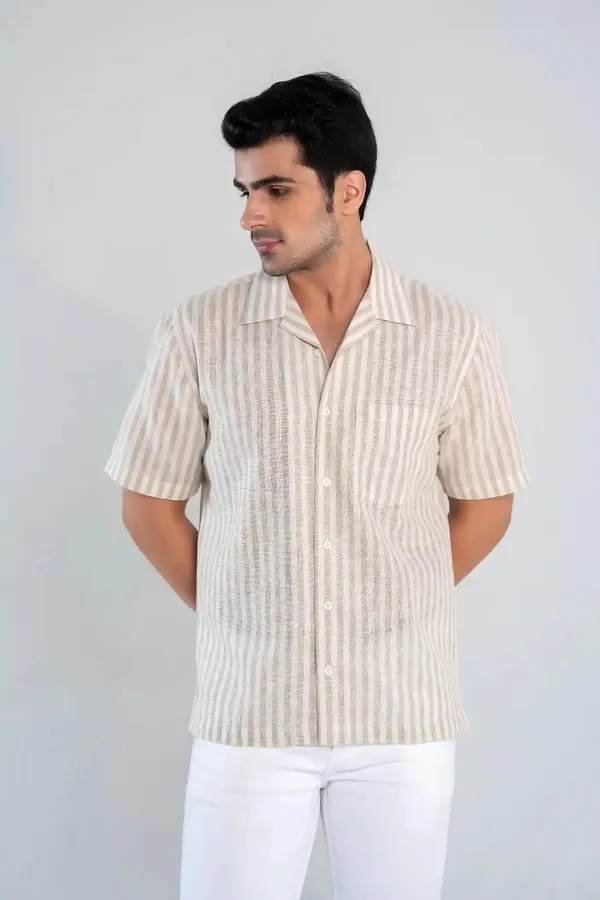 Beige_Striped_Linen_Blend_Oversized_Shirt