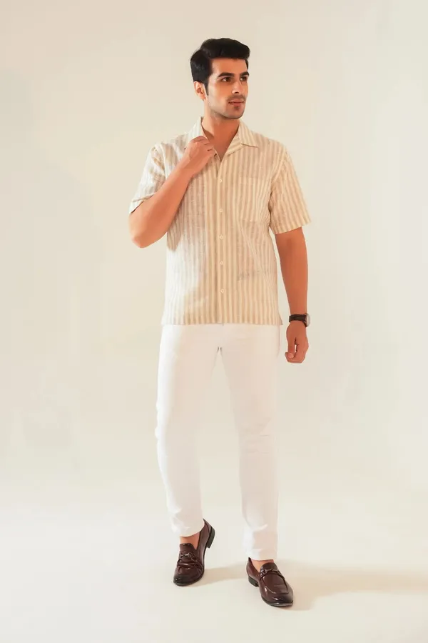 Beige_Striped_Linen_Blend_Oversized_Shirt