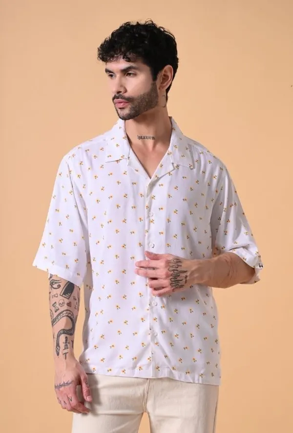 White_Floral_Oversized_Summer_Shirt