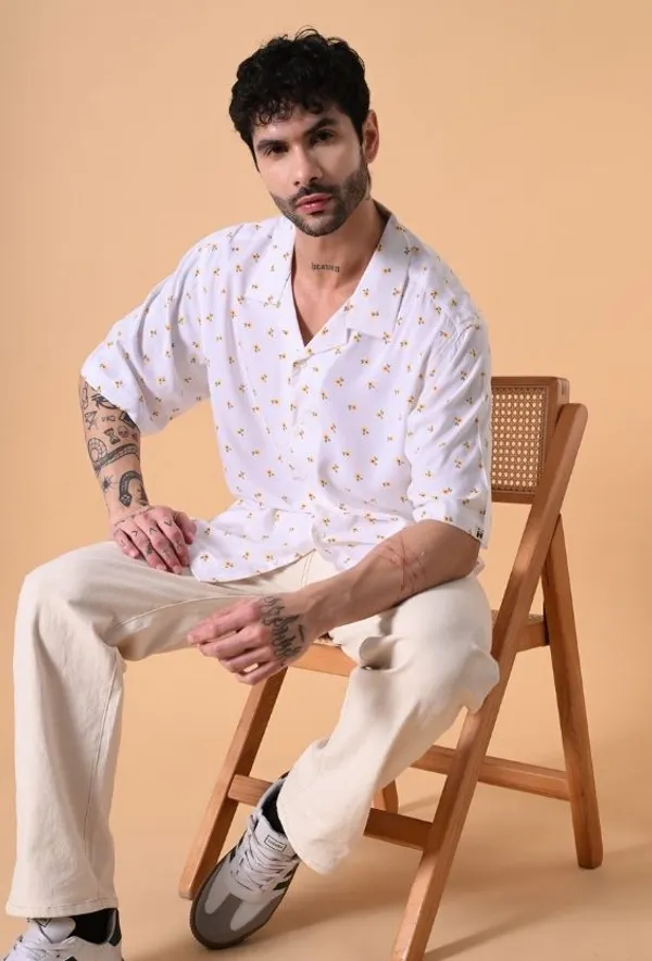 White_Floral_Oversized_Summer_Shirt