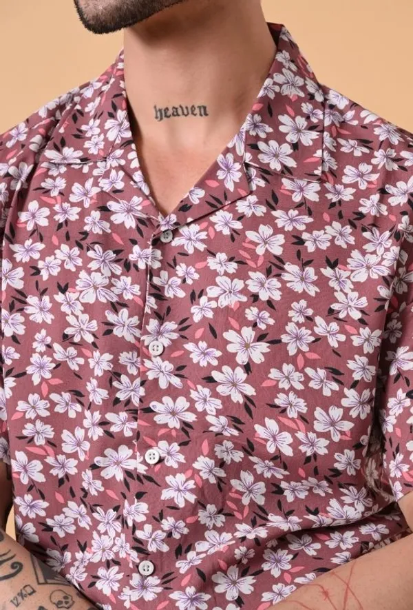 Rust_Bloom_Regular_Fit_Shirt