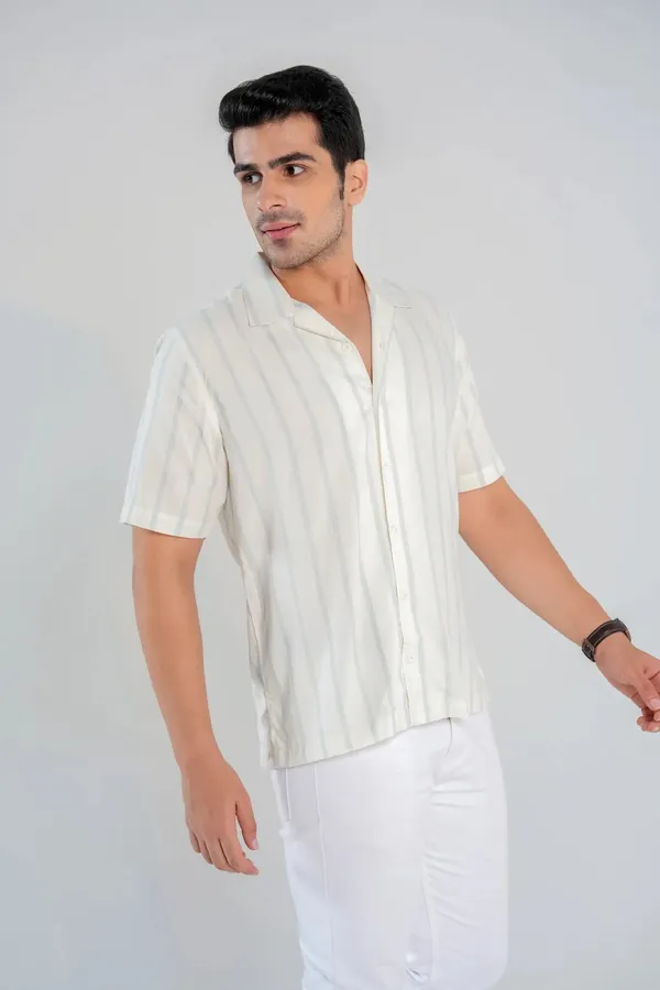Men's_White_&_Blue_Striped_Cuban_Collar_Regular_Fit_Sleeve_Shirt