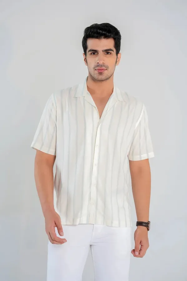 Men's_White_&_Blue_Striped_Cuban_Collar_Regular_Fit_Sleeve_Shirt