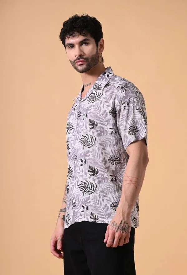 Men's_Tropical_Leaf_Print_Regular_Fit_Casual_Wear_Shirt