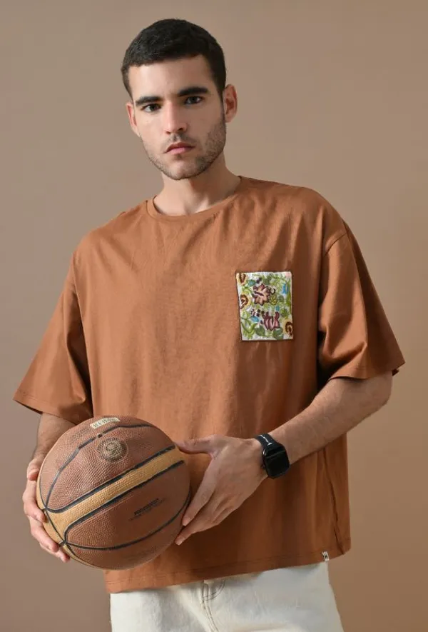 Chocolate_Embroidered_Patch_Oversized_Tee