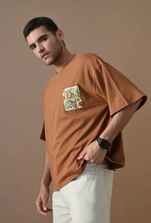 Chocolate_Embroidered_Patch_Oversized_Tee