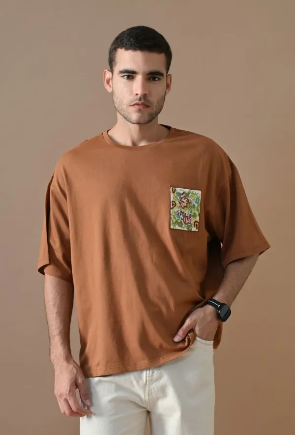 Chocolate_Embroidered_Patch_Oversized_Tee