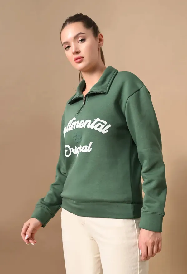 Dark_Green_Puff_Print_Henley_Neck_Sweatshirt