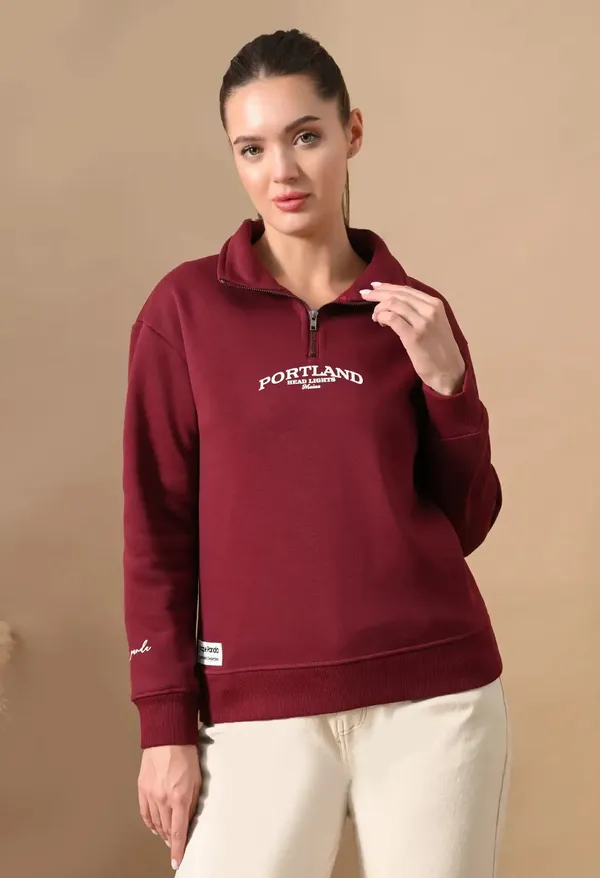 Deep_Red_Henley_Neck_Sweatshirts