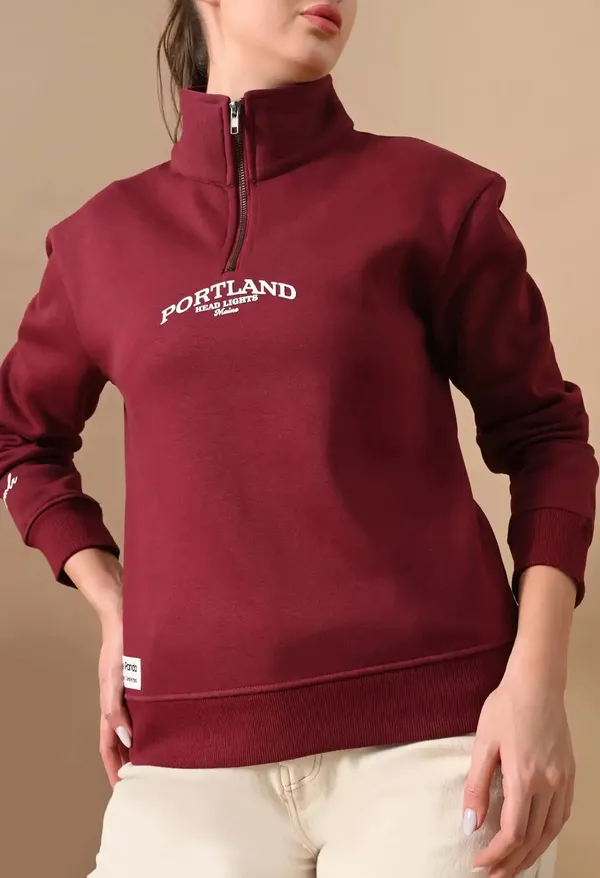 Deep_Red_Henley_Neck_Sweatshirts