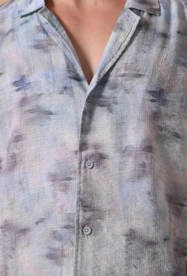 Ash_Blue_Abstract_Wash_Oversized_Summer_Shirt_For_Men