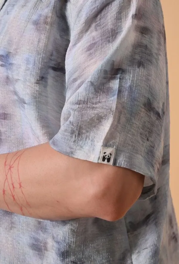 Ash_Blue_Abstract_Wash_Oversized_Summer_Shirt_For_Men