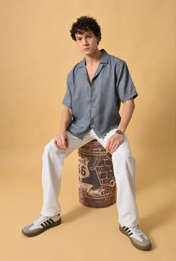 Slate_Blue_Oversized_Resort_Shirt_For_Men