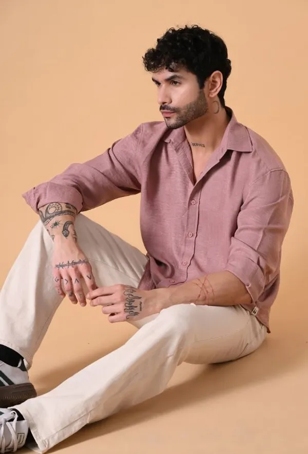 Rosewood_Dust_Relaxed_Fit_Full_Sleeve_Shirt_For_Men