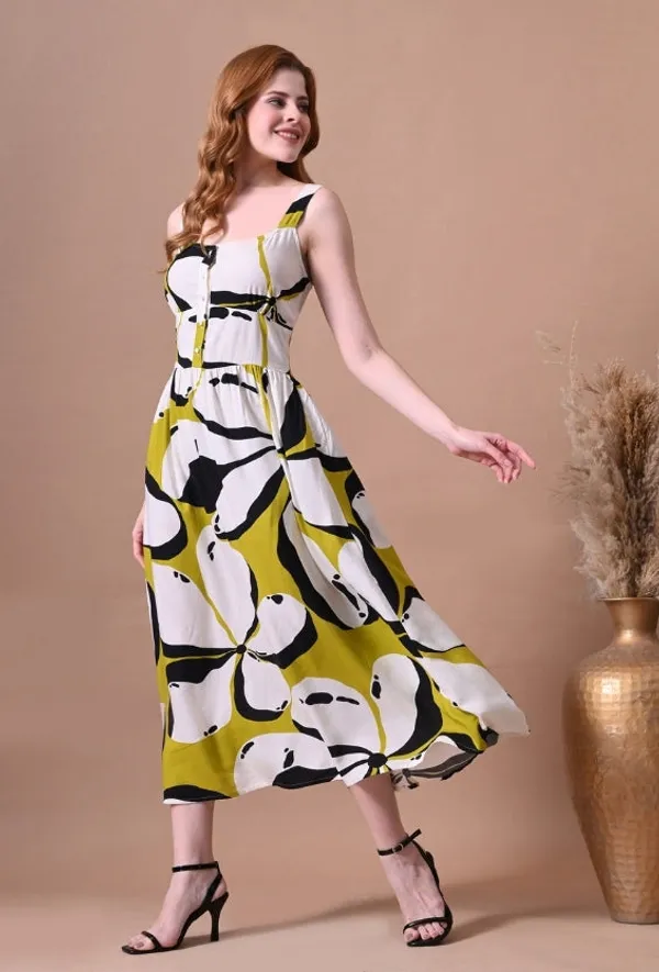 Abstract_Print_Rayon_Mini_Dress_with_Adjustable_Back_Tie_For_Women