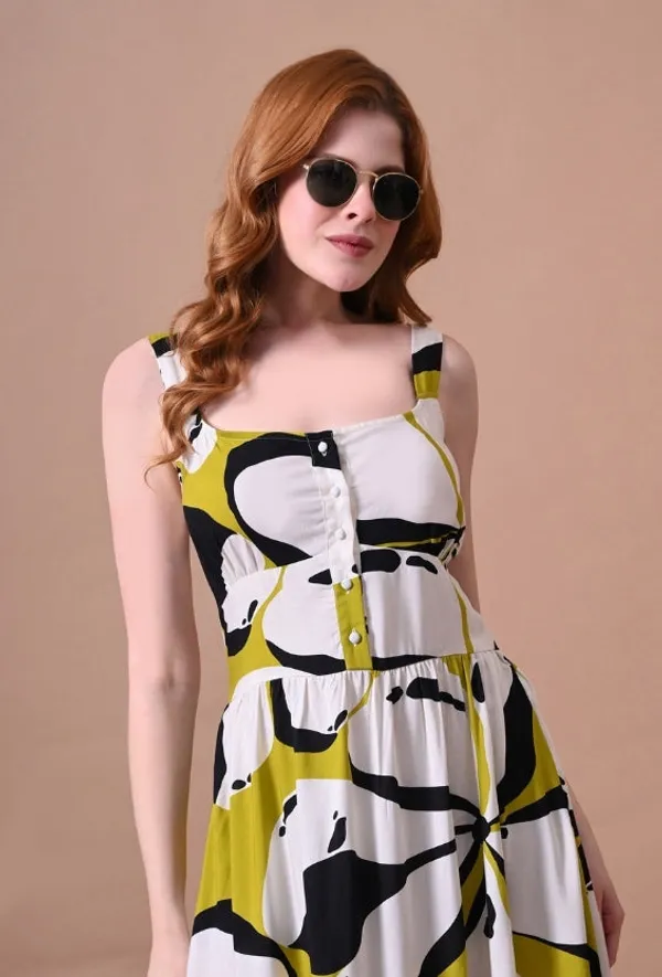 Abstract_Print_Rayon_Mini_Dress_with_Adjustable_Back_Tie_For_Women