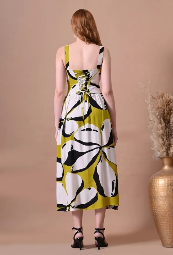 Abstract_Print_Rayon_Mini_Dress_with_Adjustable_Back_Tie_For_Women