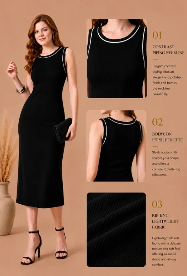 Black_Cotton_Rib_Bodycon_Mini_Dress_For_Women
