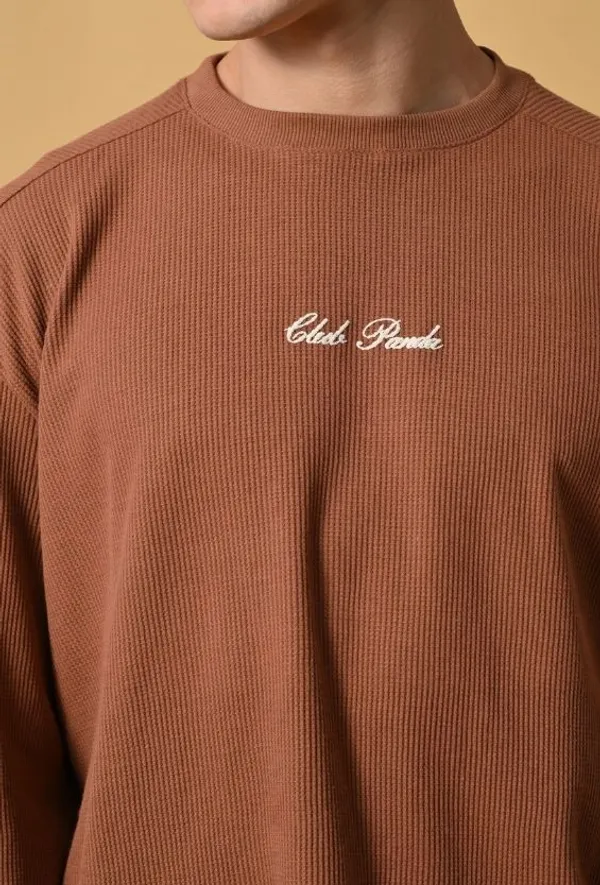 Mocha_Brown_Back_Print_Long_Sleeve_Waffle_T-Shirt
