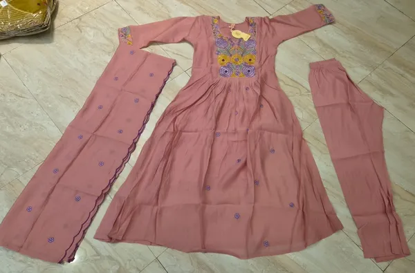 Pink_Embroidered_Anarkali_Suit_Set_for_Women